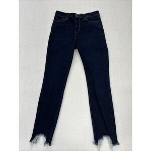 Cello Jeans Womens size 7 mid rise jegging‎ skinny blue dark wash stretch